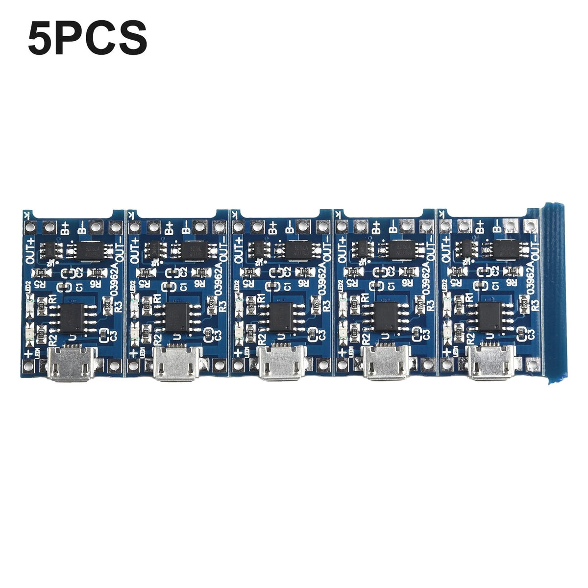 5X Charger Board Module with Battery Protection for USB Devices (5V 1A)