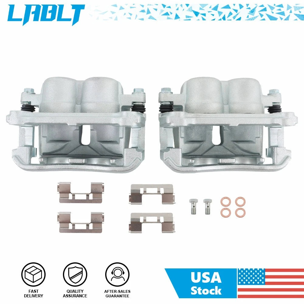 Front Disc Brake Caliper w/ Bracket for Ford Lobo, F-150 (2009–2014)