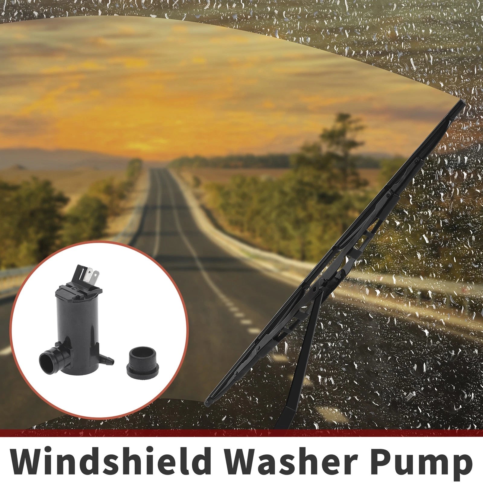 Washer Pump w Grommet Replacement for Honda Accord (2008–2012)