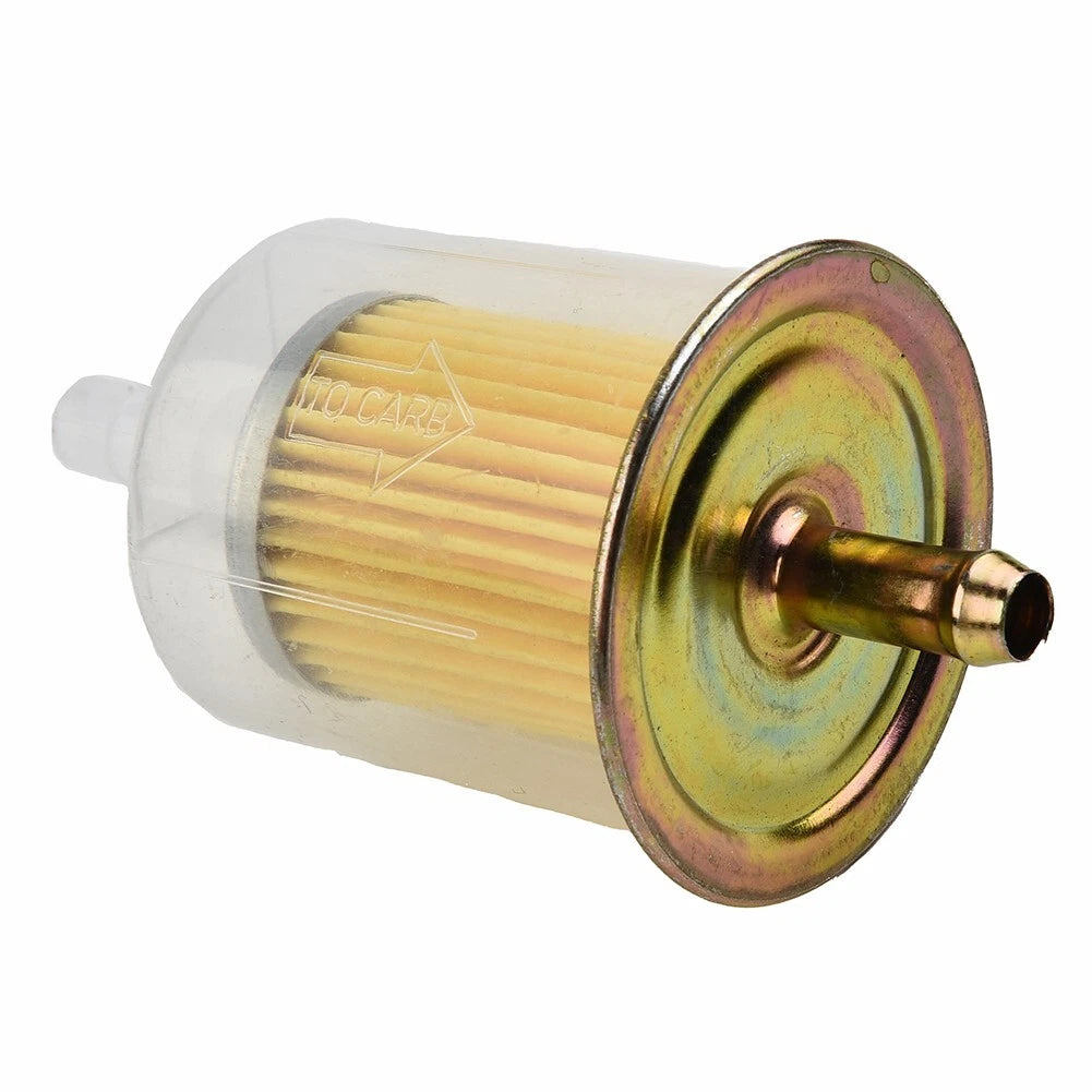Fuel Filter for - 9mm Hose Connections, Clear Shell