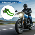 Adjustable Short Brake Clutch Levers for Triumph Trident 660 (2021–2024) Solid Green