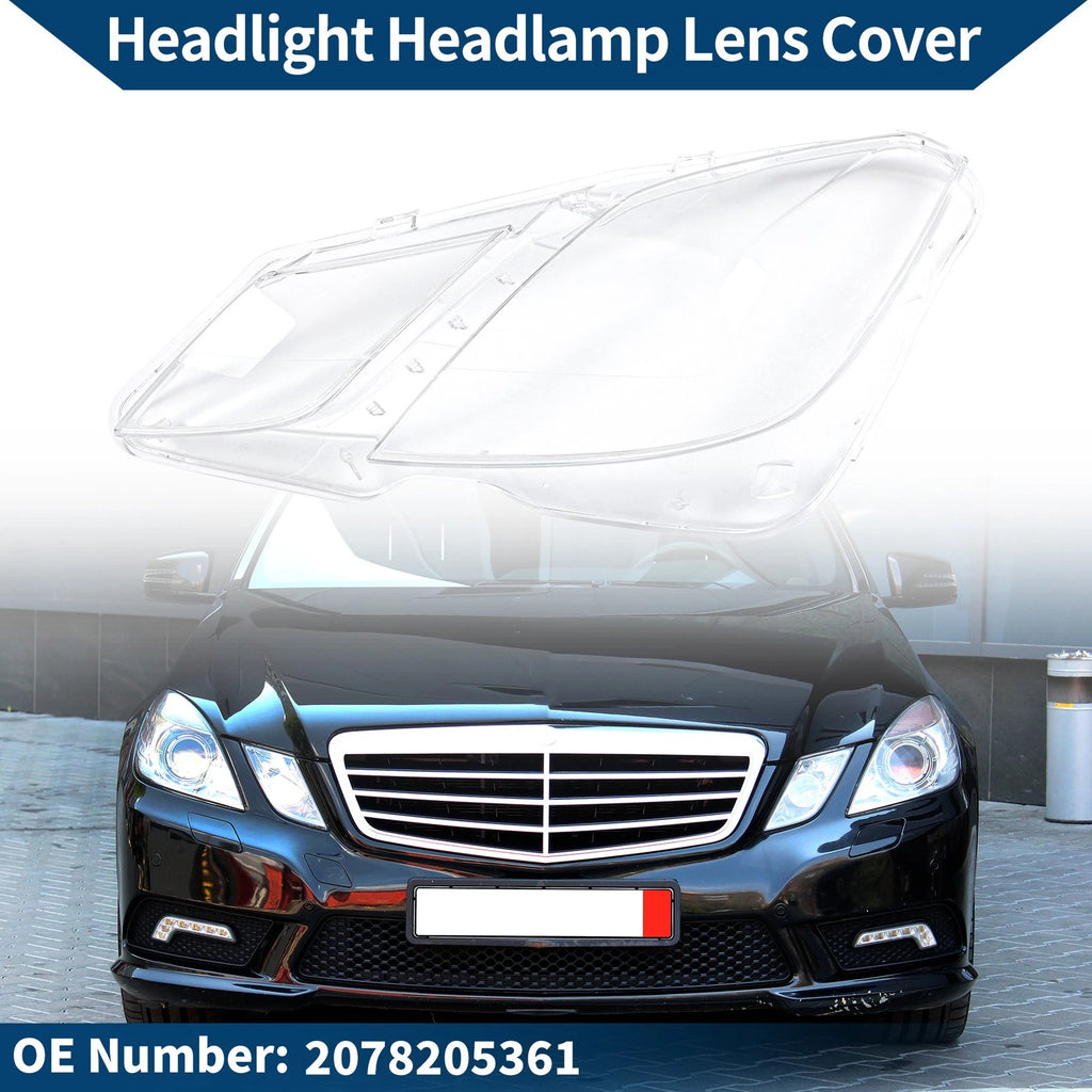 Headlight Lens Cover Front Left for Mercedes-Benz (2006–2013)
