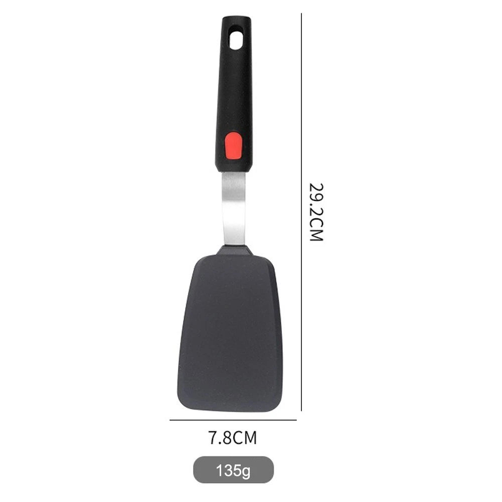 Set of 4 Ergonomic Silicone Spatulas for Kitchen Cooking