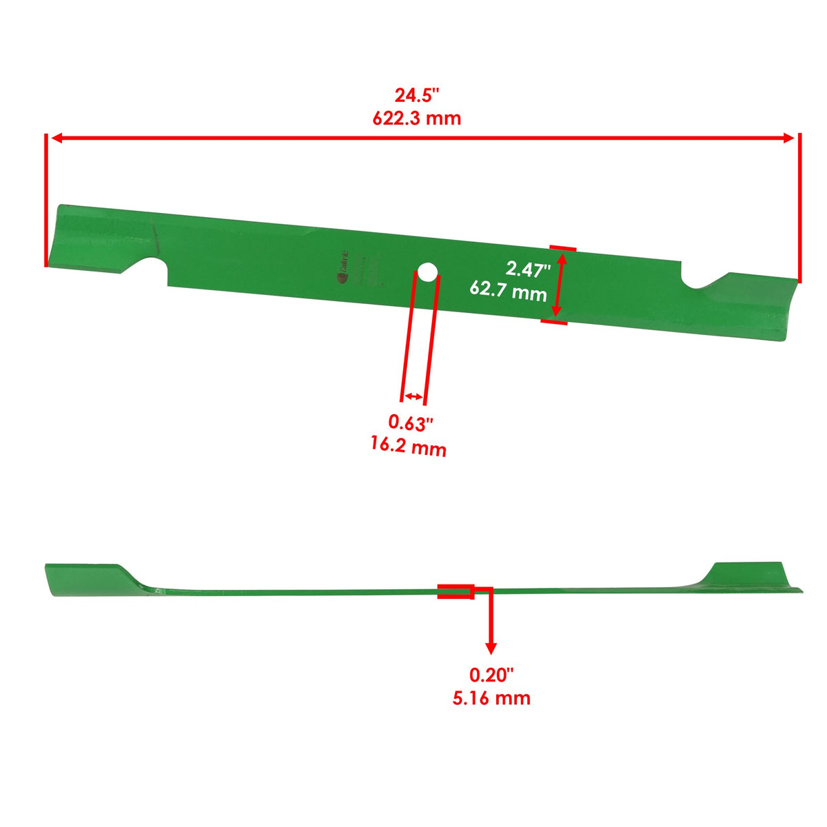 72 Inch Deck Blade Replacement for Toro 2000 Series Lawn Tractors (2005–2015)