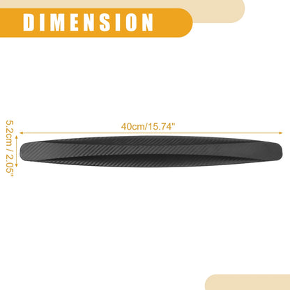 2pcs Car Bumper Guard Strips for Universal Fit (40cm, Carbon Fiber)