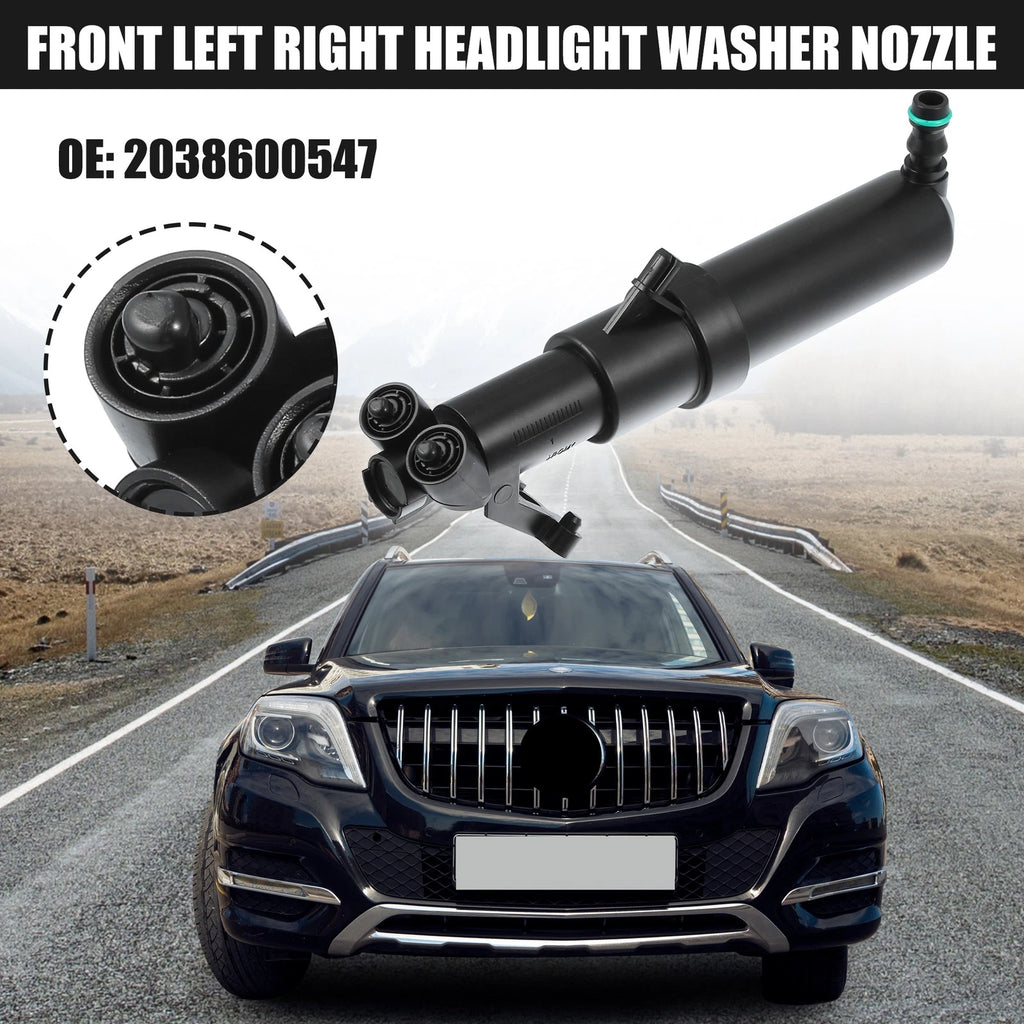 Front Left Headlight Washer Nozzle for Mercedes-Benz C230 (2003–2007)