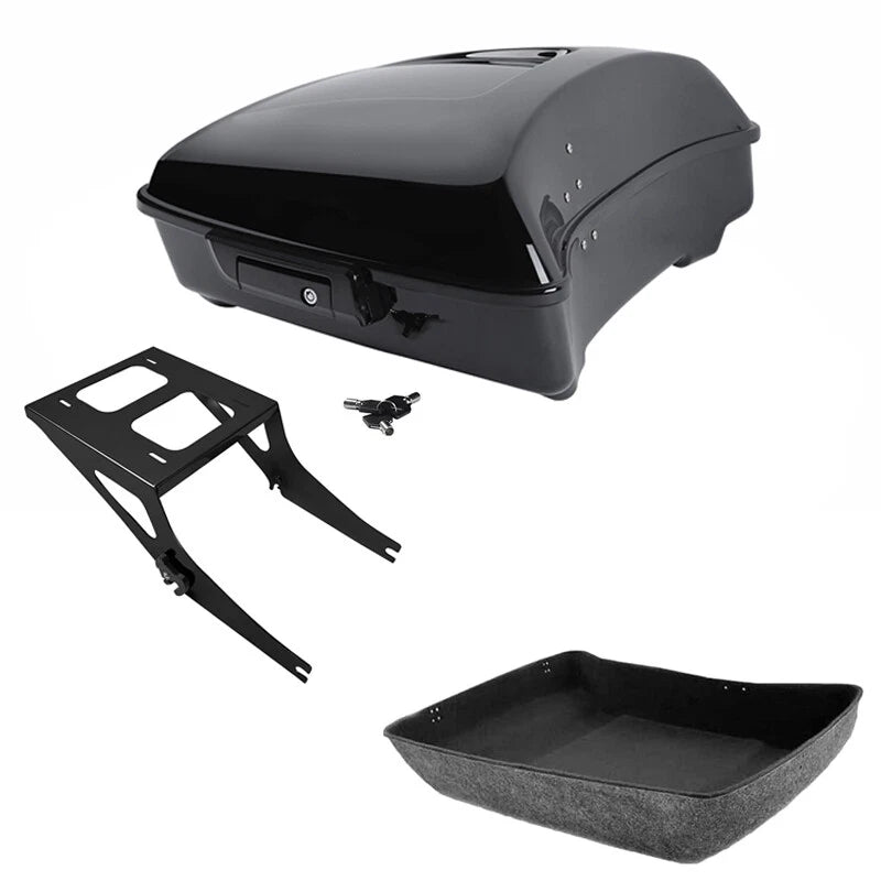 Chopped Trunk Mount Rack for Harley Softail Fatboy (2008–2017)