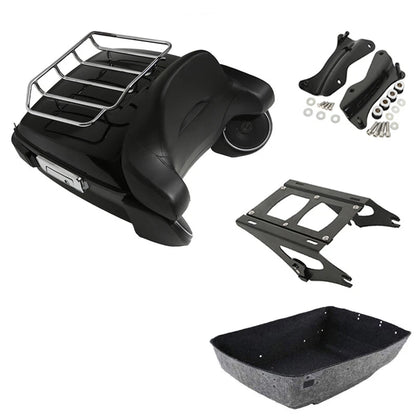 Trunk Backrest Light Rack Speaker Mount for Harley Touring (2014–2026)