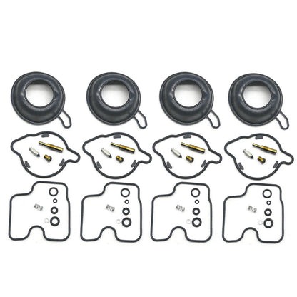 4X Carburetor Plunger Diaphragm Repair Kit for Honda CBR600 F4 (1999–2000)