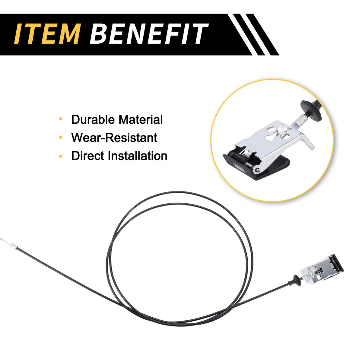 Hood Latch Release Cable for Toyota Tacoma (1996–2004) No. 5363004020