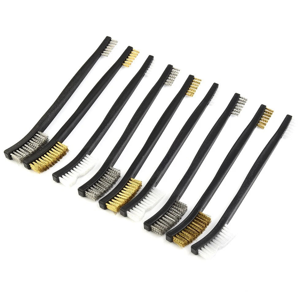 Wire Brushes Set of 4 for Automotive Cleaning Tools