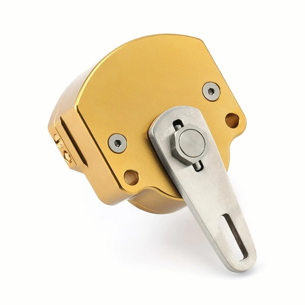 Universal Adjustable Steering Damper Stabilizer for Motorcycle (Gold)