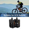 Bicycle Pedals 9/16 Inch Foldable Plastic Replacement for BMX MTB Road Bike (—)