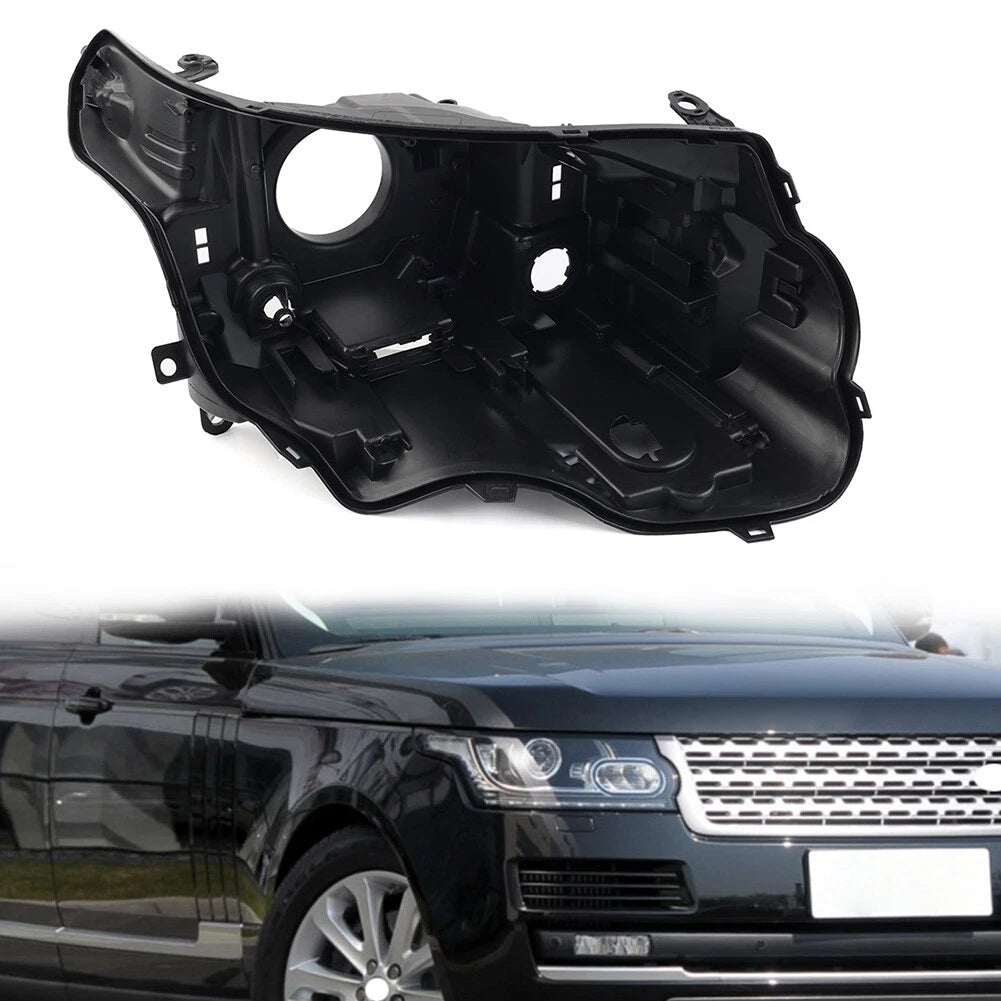 Headlight Bottom Base Case Housing for Land Rover Range Rover (2013–2017) Right Black