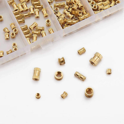 360X Brass Threaded Insert Nuts for M2 M2.5 M3 M4 (Universal)