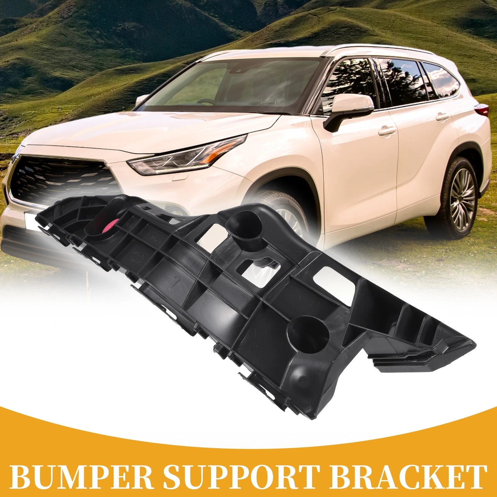 Left Side Front Bumper Support Bracket for Toyota Highlander (2014–2016)