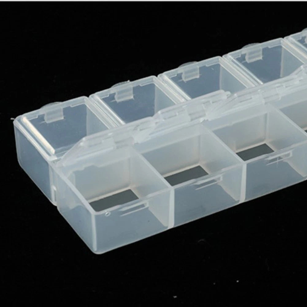 Dustproof Storage Box Compartment for Universal Use (10 Grids)