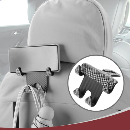 1 Pcs Universal Car Seat Headrest Hook for Purses and Bags (4.33"x4.53")