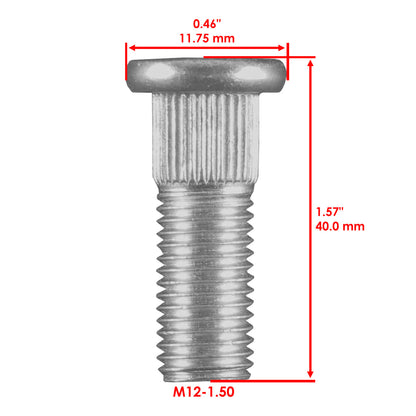Hub Stud Bolt Front for Polaris RZR 4 900 RZR 900 (2015–2020)