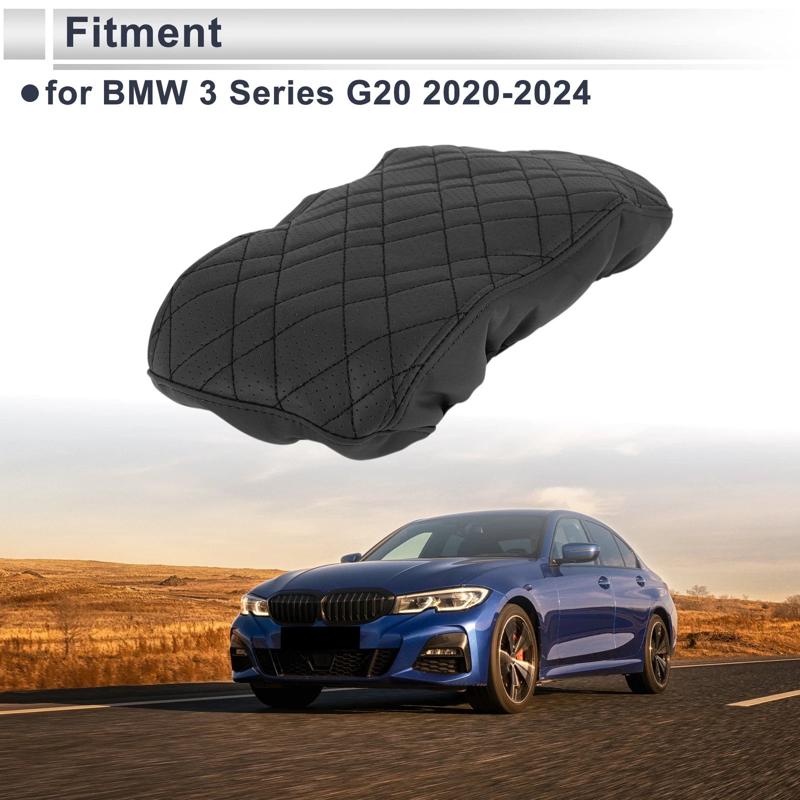Car Center Console Cover Replacement for BMW 3 Series G20 (2020-2024)