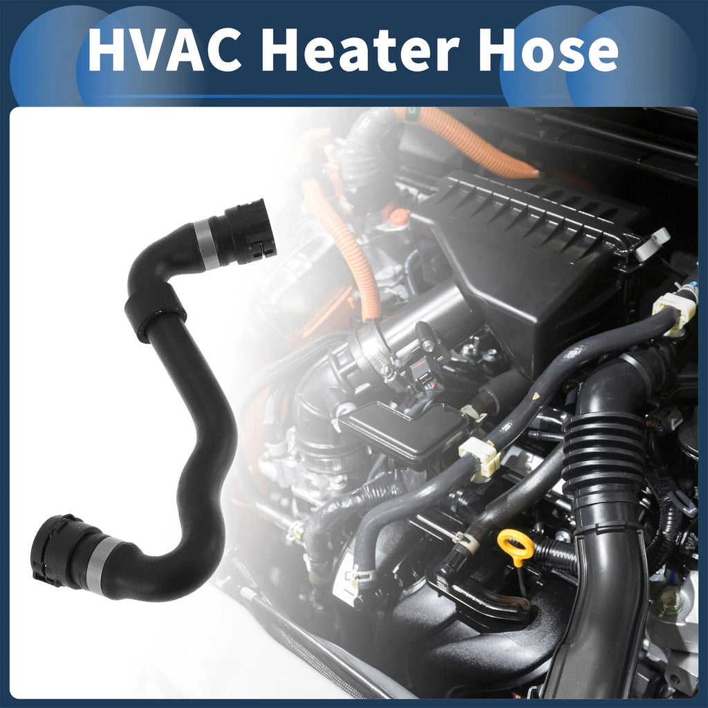 HVAC Heater Hose Replacement for BMW X5 3.0i (2001–2006) Rubber Black