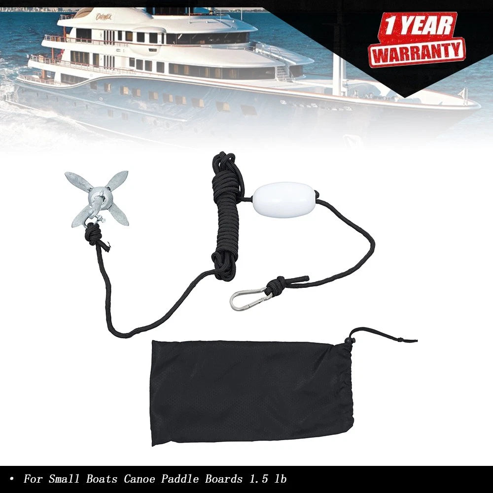1-Pack Folding Grapnel Anchor for Kayak Boat (0.7KG)