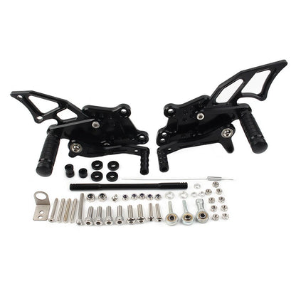 Rear Sets Foot Pegs for Kawasaki Ninja 300R EX300 (2013–2016) Black