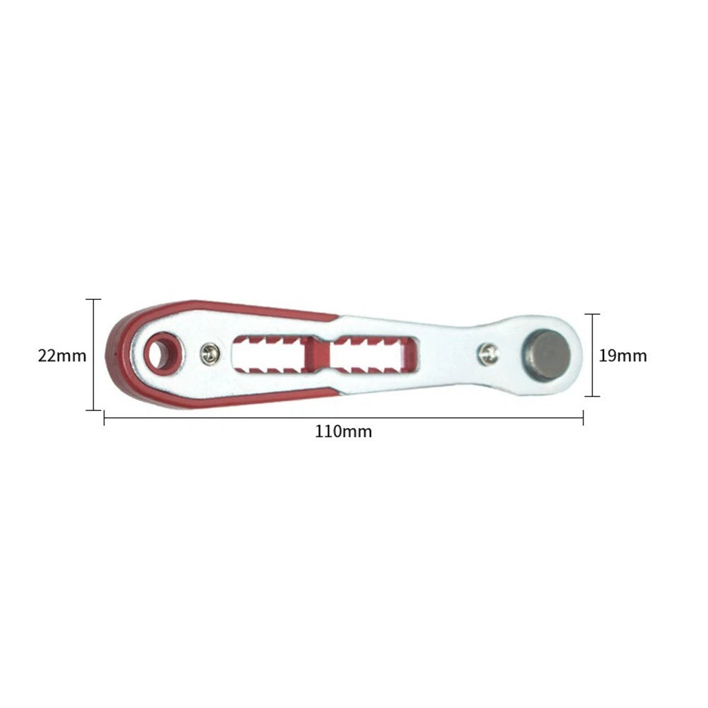 2X Ratchet Wrench Hand Tool Set with Screwdriver Tips