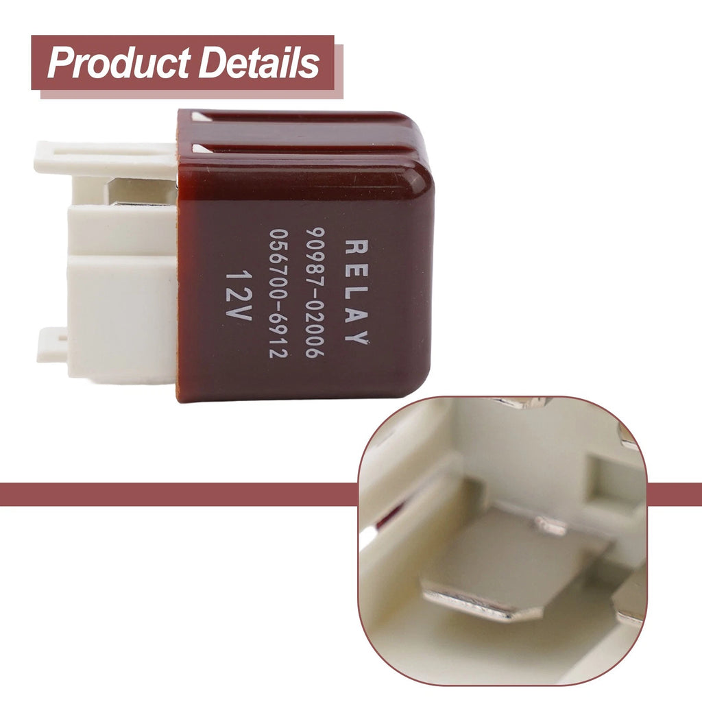 12V 4Pin Plastic Relay for Toyota (OEM Replacement)