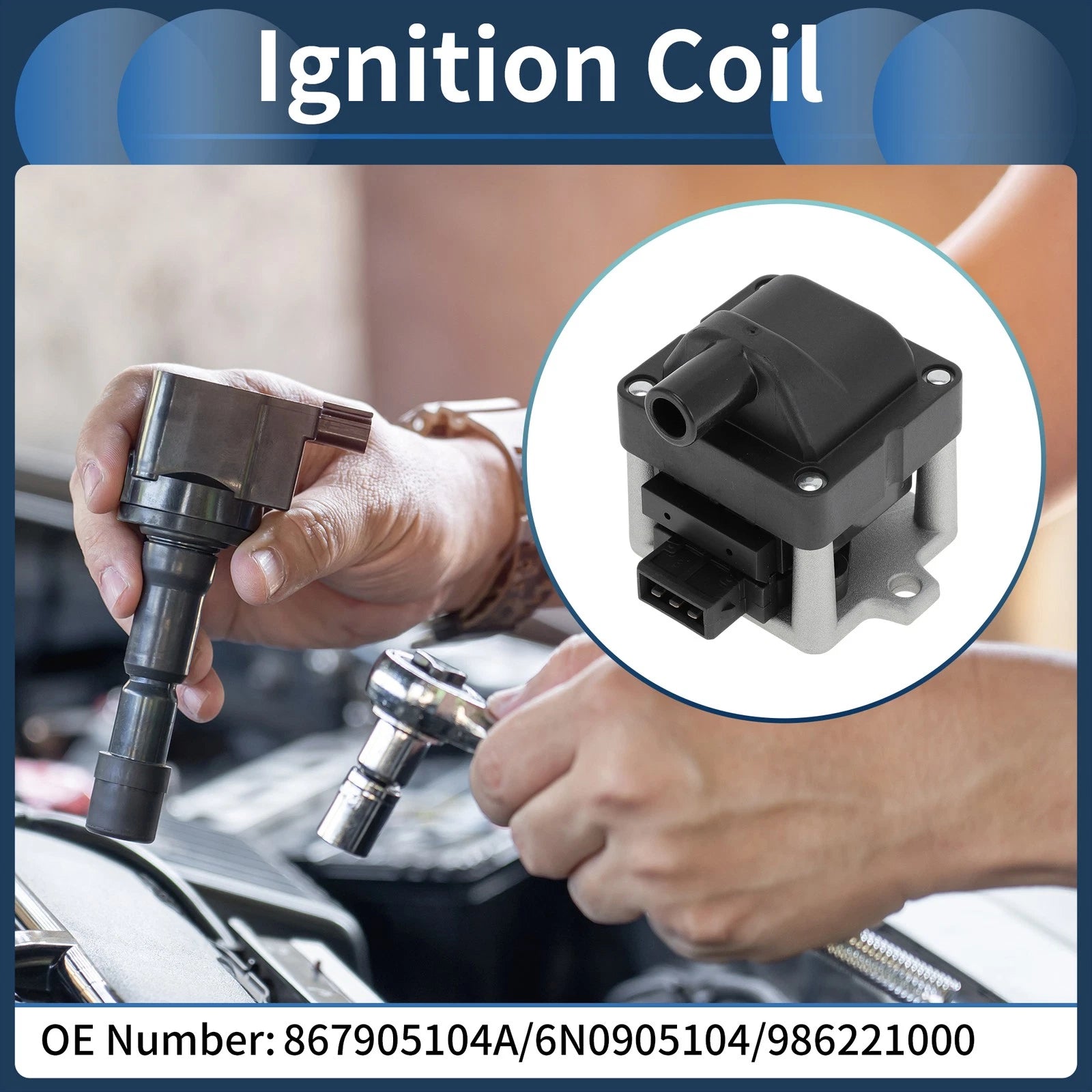 Ignition Coil Pack Replacement for Volkswagen Cabrio (1995–2002)