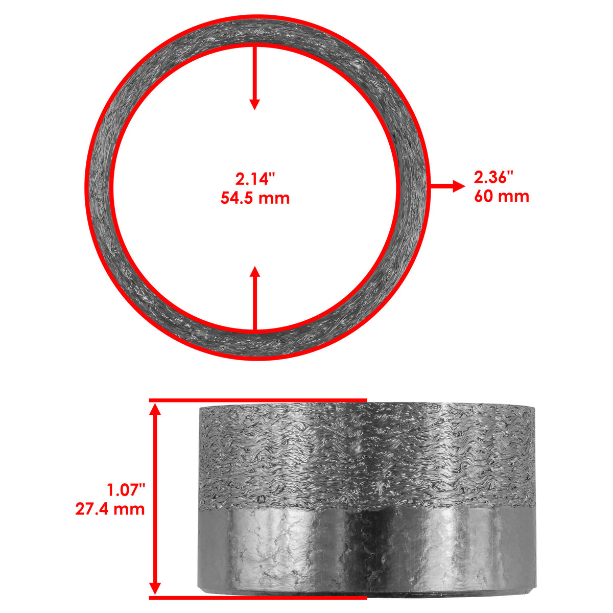 Exhaust Muffler Gasket Replacement for Suzuki Connector (2005–2015)