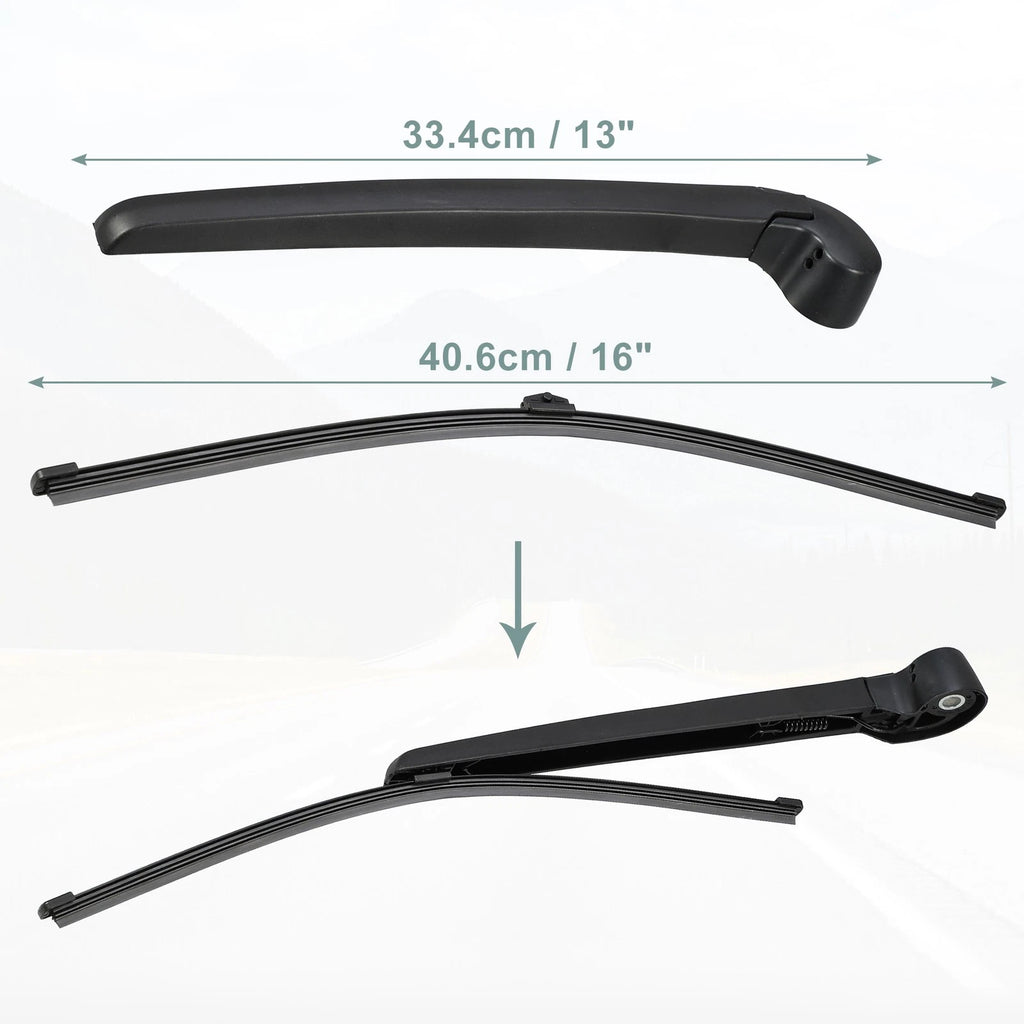 Rear Back Windshield Wiper Arm Set for Audi A4 Allroad Quattro B8 (2010–2015)