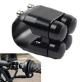 1" Handlebar Horn Turn Signal Light Control Switch Black for Harley Bobber