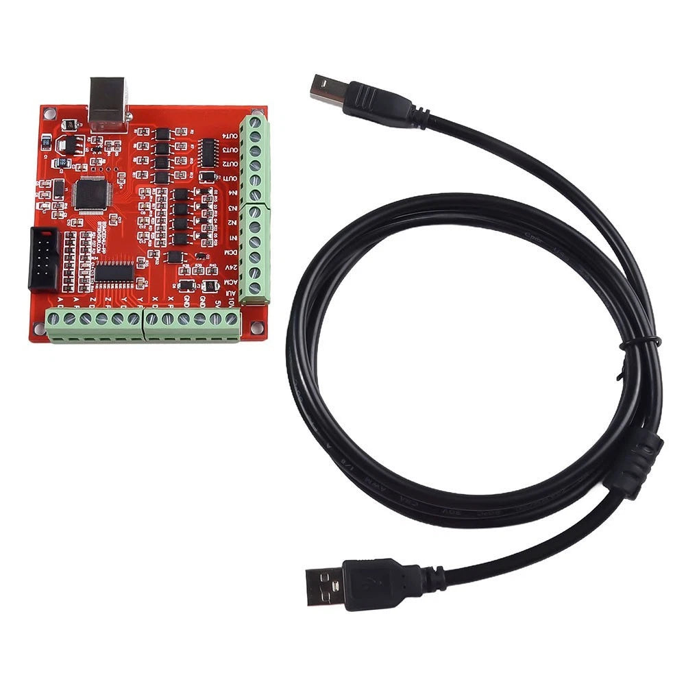 100kHz USB CNC Controller for Stepper Motors with Limit Switches