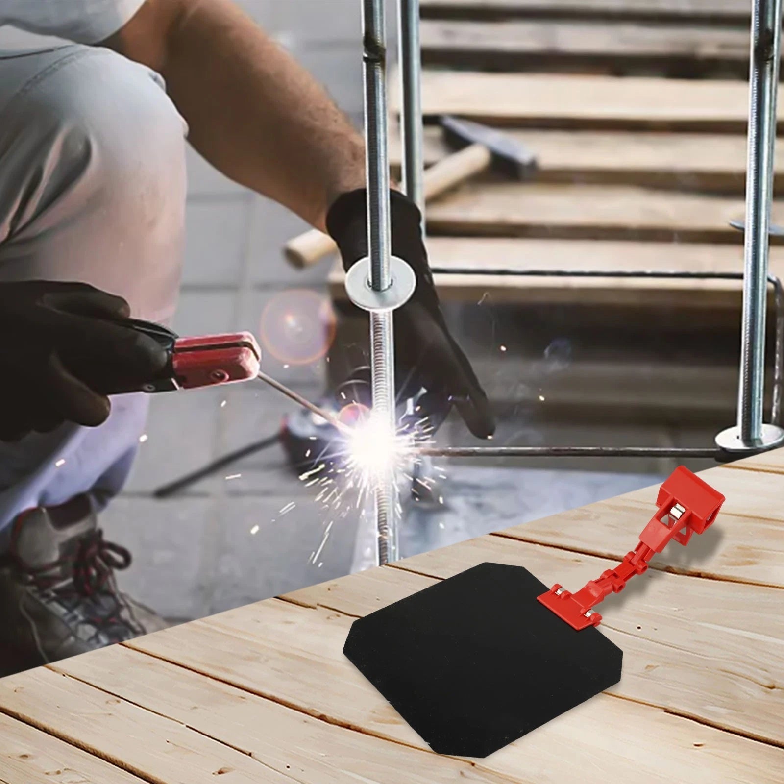 Rotatable Welding Mask for Comprehensive Light Coverage