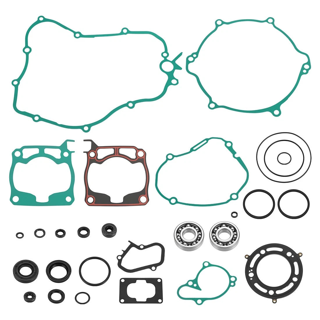 Complete Engine Gasket Kit Set w/ Oil Seals for Yamaha YZ125 (2005–2021)