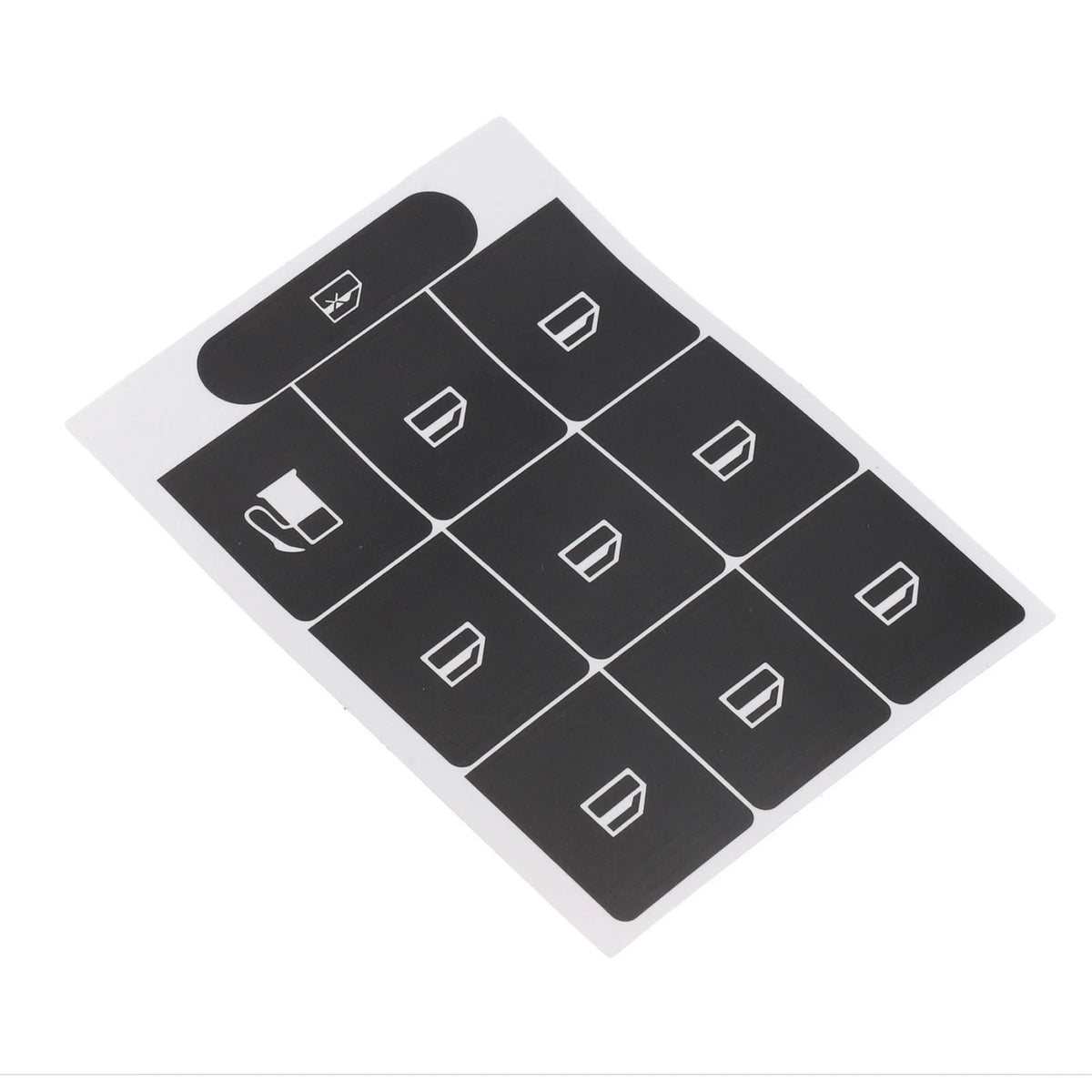 Black Overlay Stickers for Golf, Passat (2010–2023)