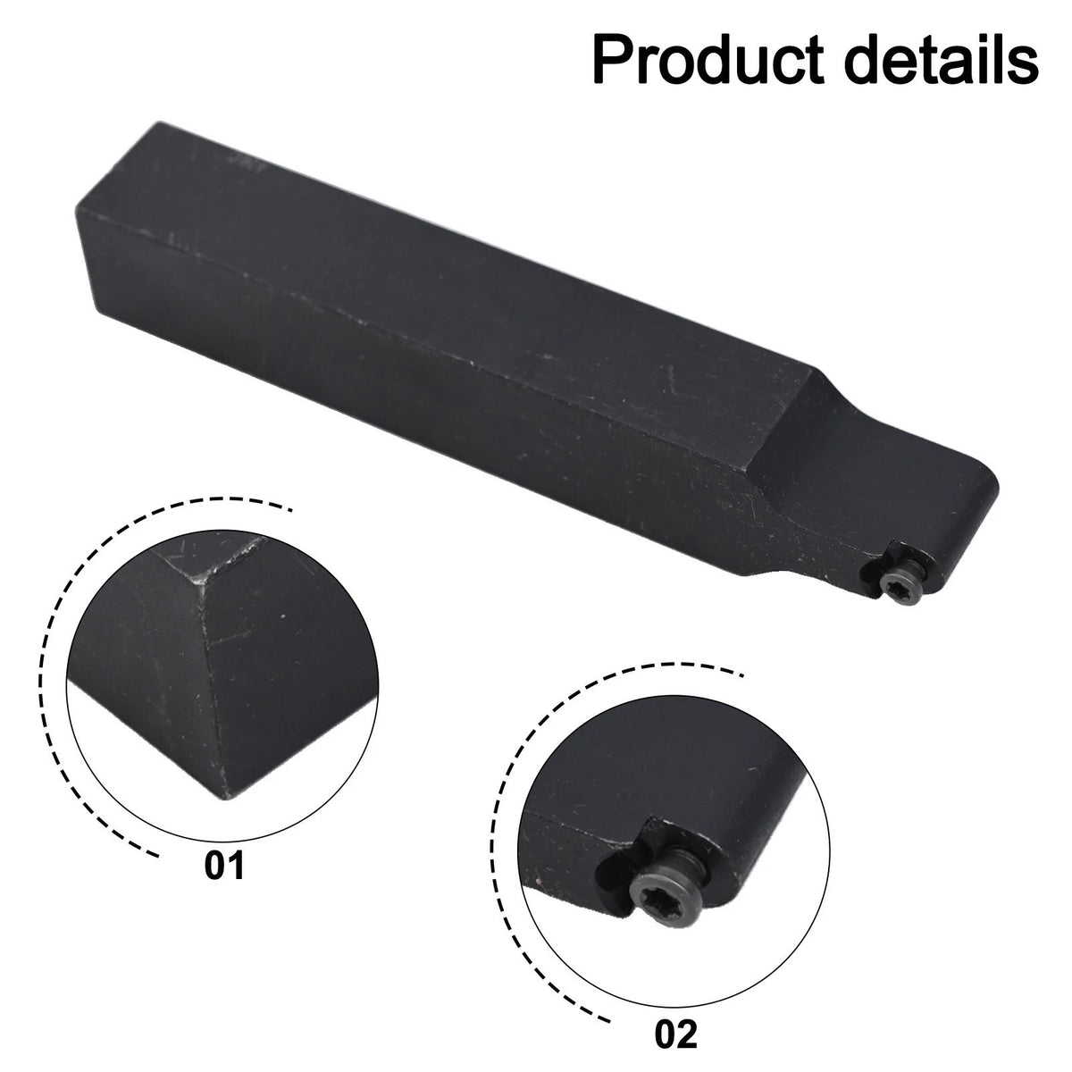 16mm Shank Tool Holder with RPMT08T2 Inserts for Automotive Applications