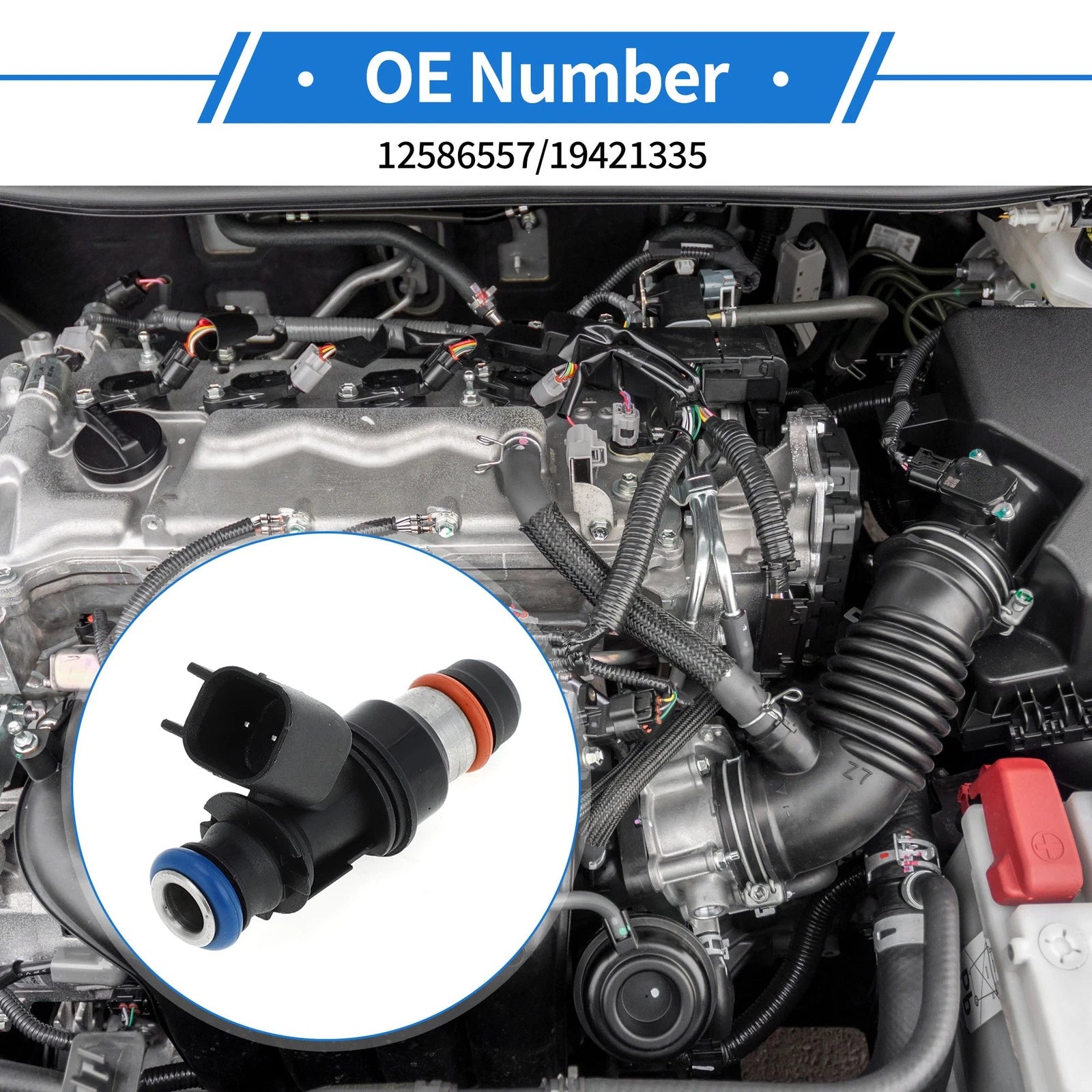 Fuel Injector Replacement for Chevrolet Malibu 3.5L (2004–2006) Single Unit
