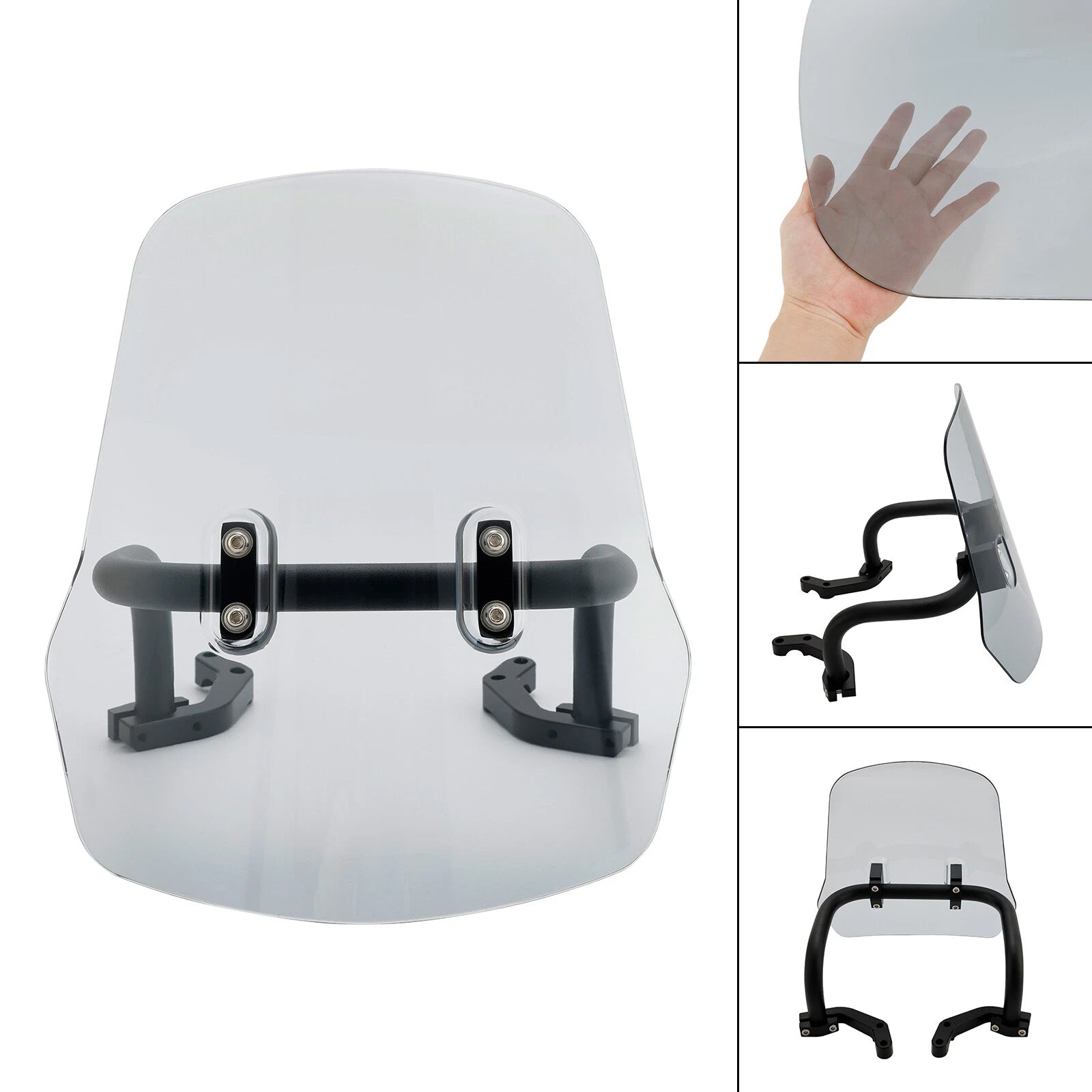 Windshield Windscreen + Bracket for Honda CRF250L/S CRF250M CRF300L (2021–2022)