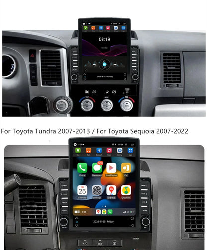 9.7'' Vertical Stereo Radio GPS Navigation for Toyota Tundra (2007–2013)