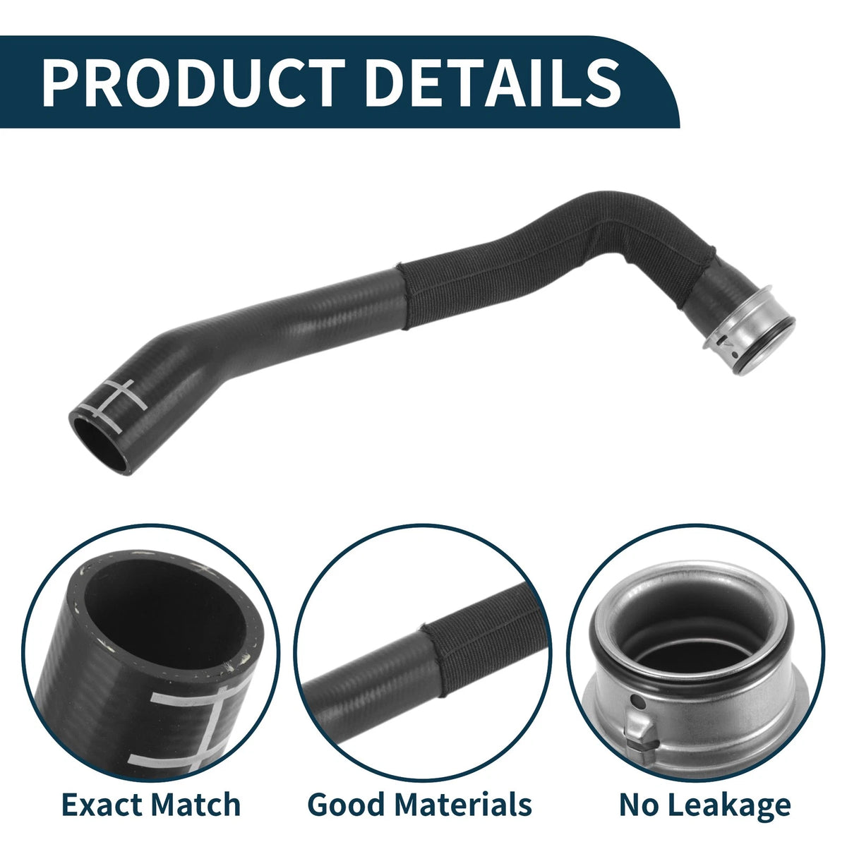 Radiator Hose No. 9P1121611 for Porsche 718 Boxster (2017–2024) Upper