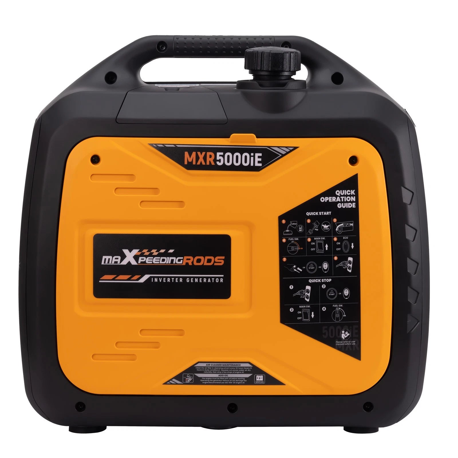 5000W Portable Inverter Generator Gas Powered Remote Start
