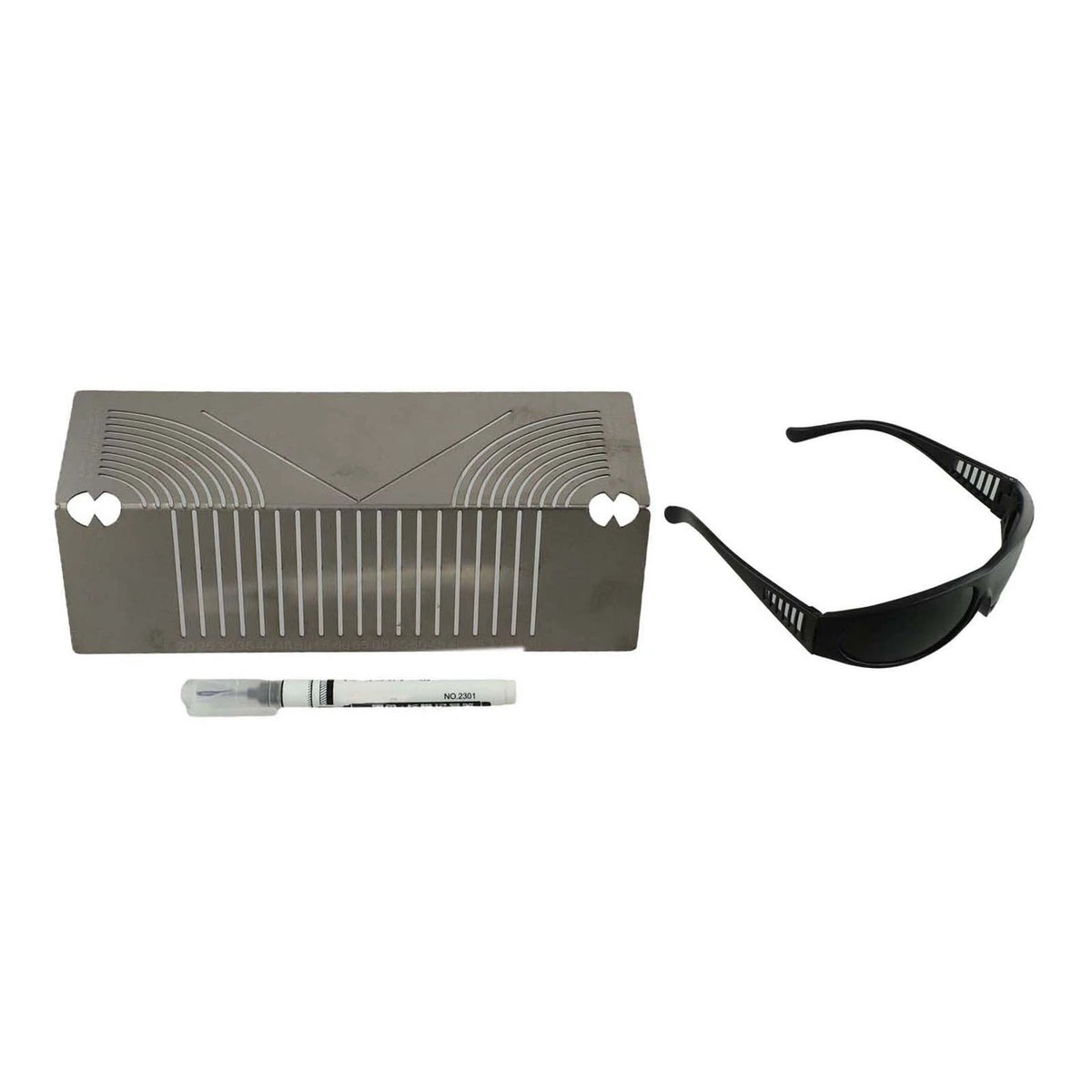 Sleek Stainless Steel Angle Tool for Precision Welding Projects