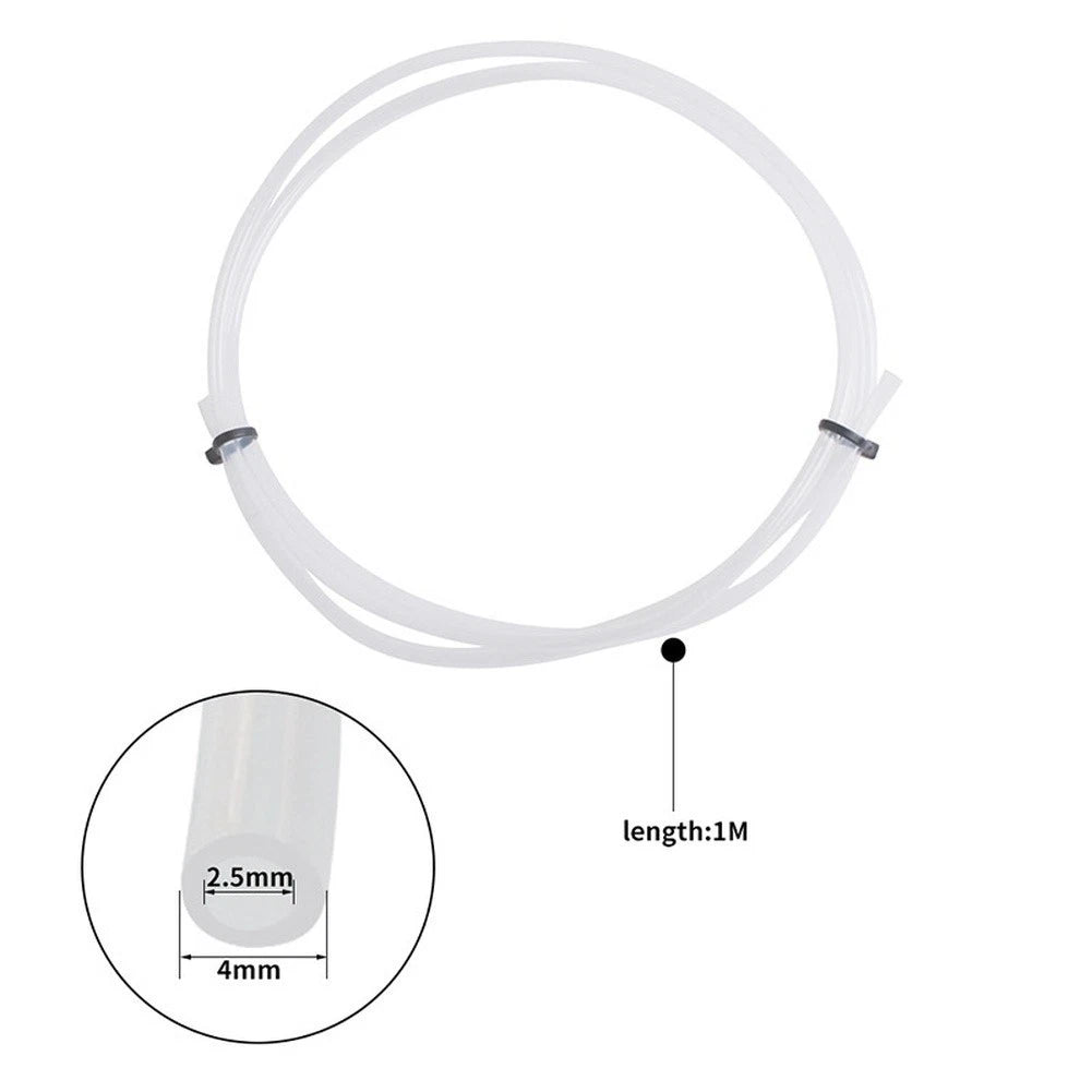 PTFE Hose Pipe for 3D Printer Filament (1m Length, 4mm Diameter)