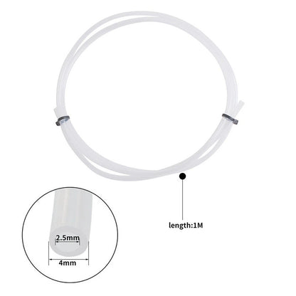 PTFE Hose Pipe for 3D Printer Filament (1m Length, 4mm Diameter)