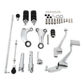 Chrome Forward Controls Kit for Harley Sportster 883 1200 (2004–2023)