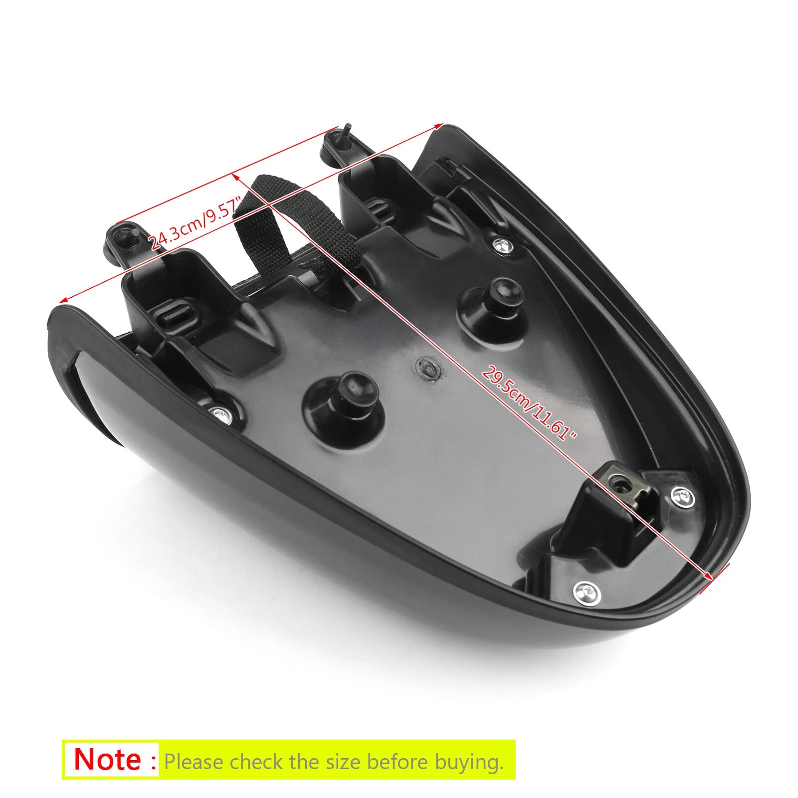ABS Plastic Seat Cover Cowl Fairing for BMW R 1200R Nine T (2014–2021) Black T9