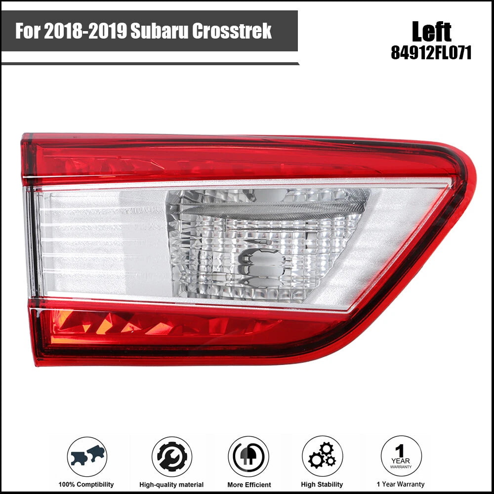 Left Driver Side Tail Light Brake Lamp for Subaru Crosstrek (2018–2019)