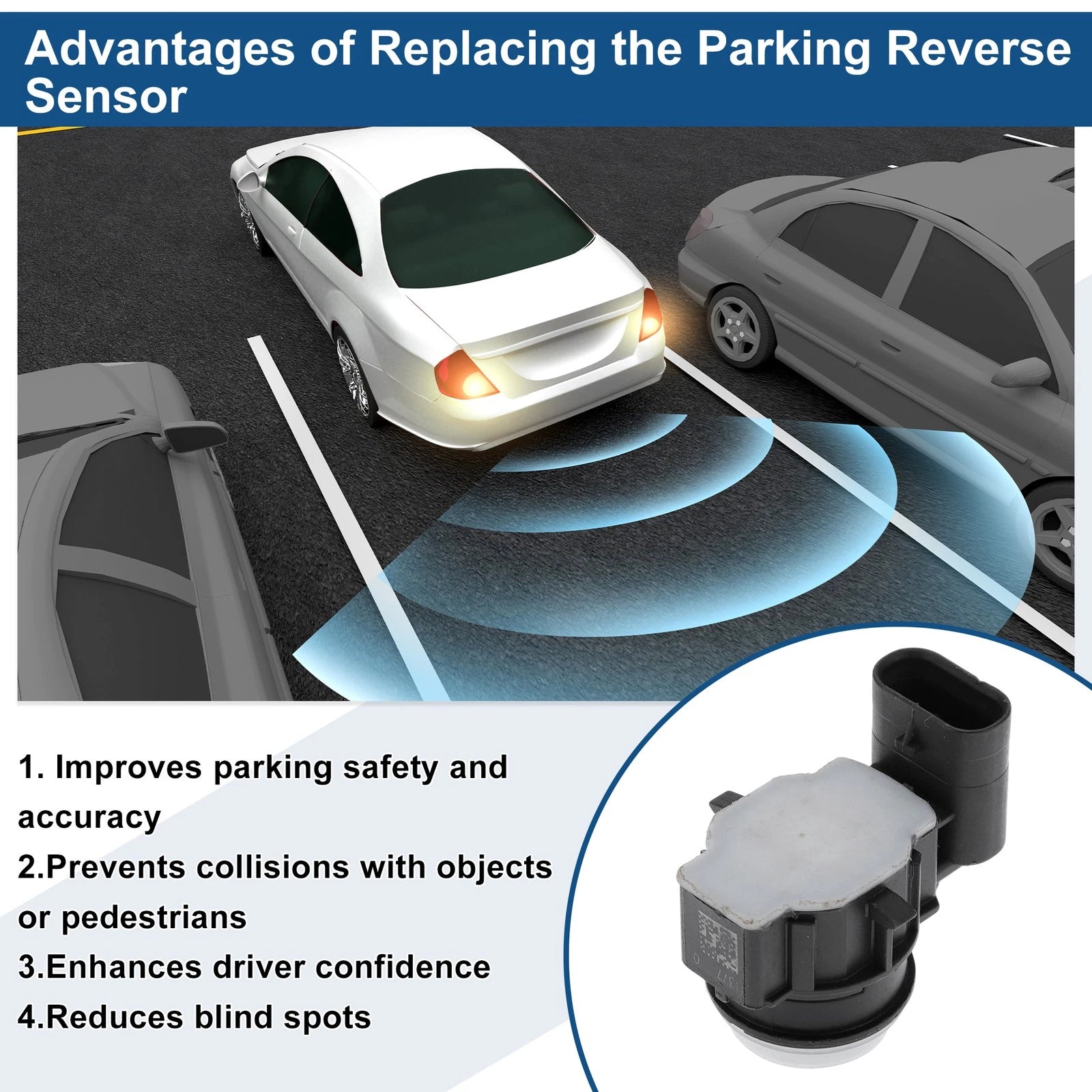 Reverse Backup Parking Sensor No.66209261606 for BMW 1 Hatchback F20 (2016–2019)